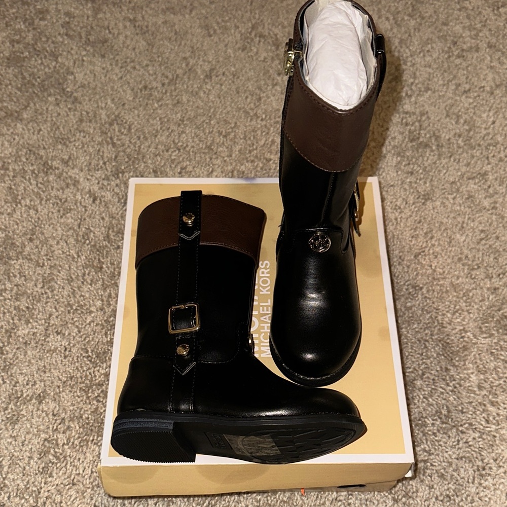 Michael Kors kids Black and Brown Boots